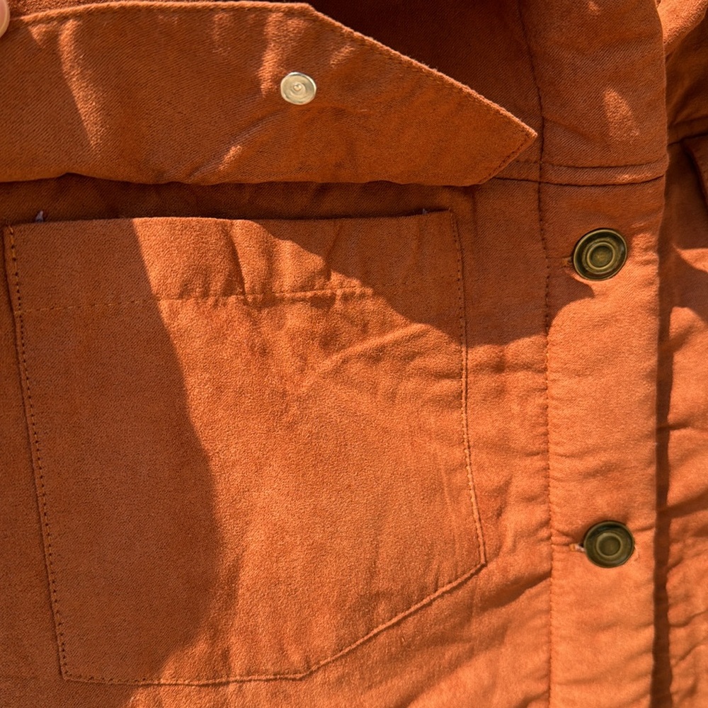 teddy lined button jacket - Picture 3 of 4